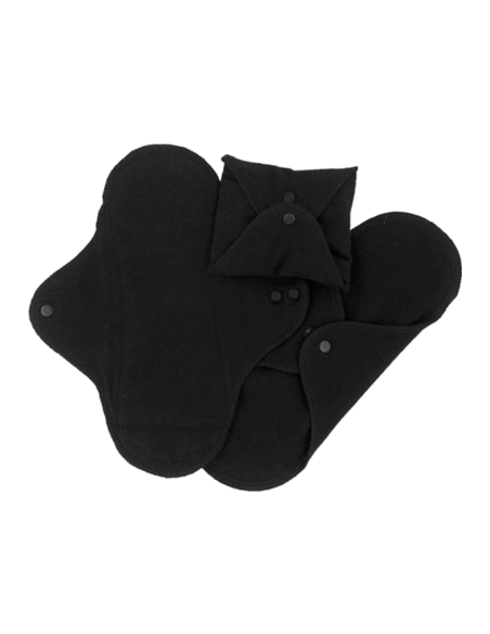 De Día Pack 3 compresas NEGRO AO - ImseVimse