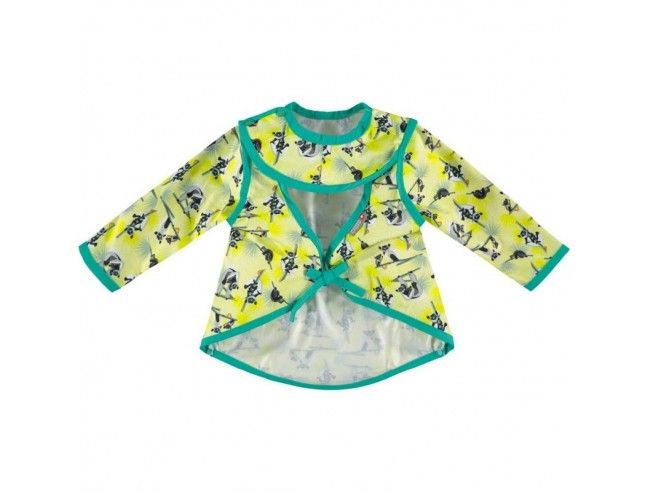 Babero con mangas Lemur Pop-In