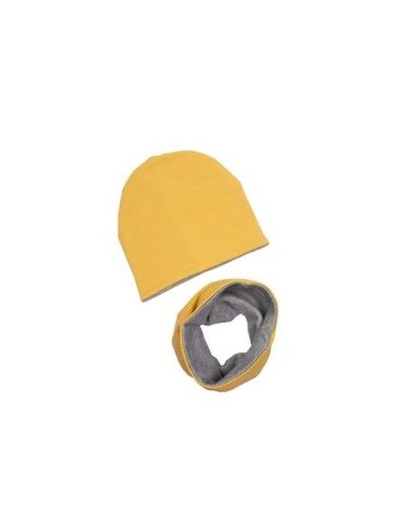 Conjunto gorro y cuello MOSTAZA UL&KA