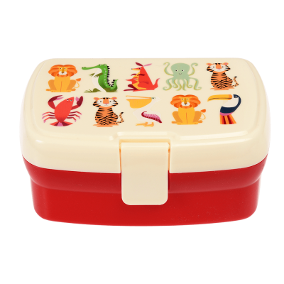 Caja almuerzo 2 alturas COLORFUL CREATURES