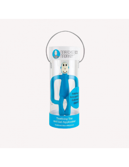 Cepillo Silicona Matchstick Monkey AZUL OSCURO
