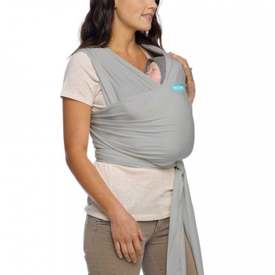 Fular Portabebés Elástico Moby Wrap Classic Stone (algodón)
