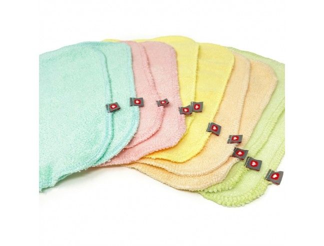 Toallitas de bambú PopIn pack 10 (Pastel)