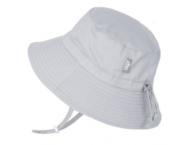 Sombrero ajustable con protección solar Bucket Grey