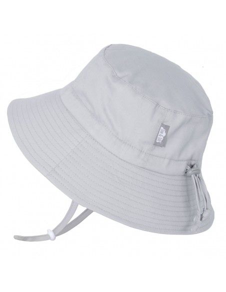Sombrero ajustable con protección solar Bucket Grey