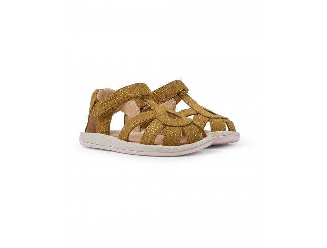 CAMPER SANDALIA BICHO TIRAS ENTRELAZADAS MOSTAZA SS22