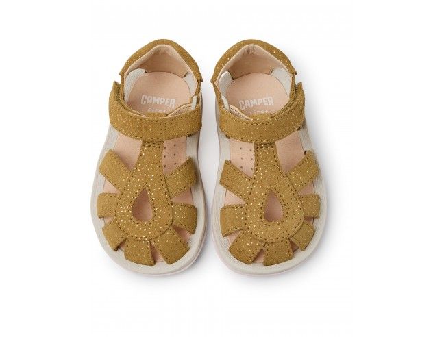 CAMPER SANDALIA BICHO TIRAS ENTRELAZADAS MOSTAZA SS22