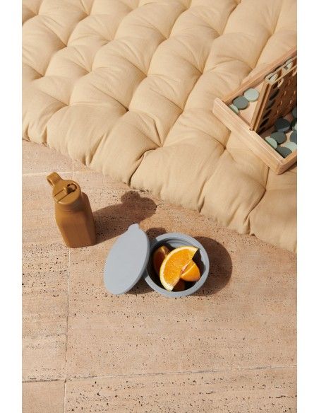 Set 2 Tupper de silicona plegables Dale Dusty Mint Liewood