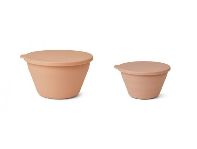 Set 2 Tupper de silicona plegables Tuscany Rose Liewood
