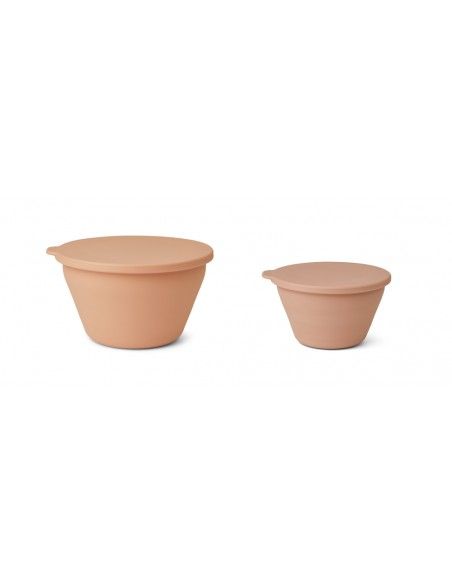 Set 2 Tupper de silicona plegables Tuscany Rose Liewood