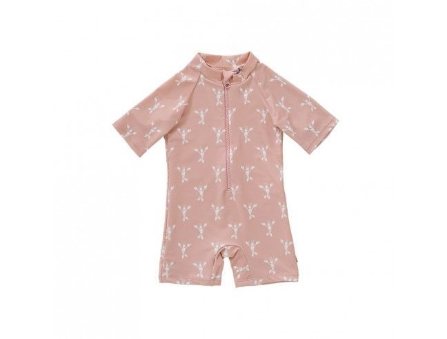 Mono de baño con protección solar Langosta Rosa Fresk