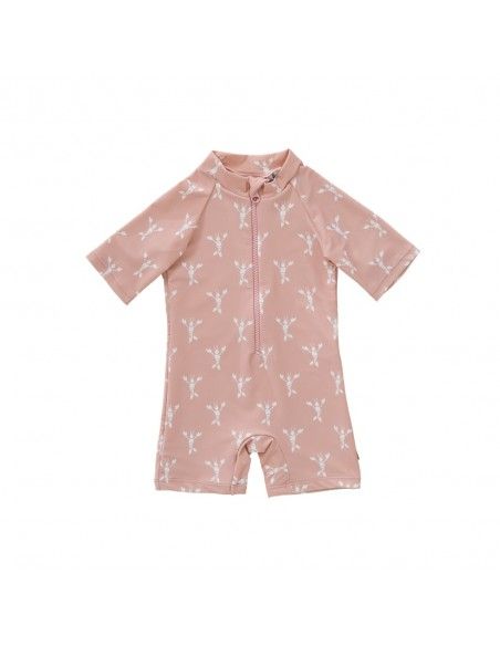 Mono de baño con protección solar Langosta Rosa Fresk
