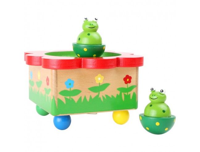 Caja musical "Charca de Ranas"