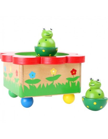 Caja musical "Charca de Ranas"