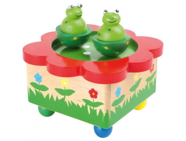 Caja musical "Charca de Ranas"