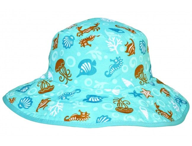 Sombrero reversible con protección solar BANZ Aqua Sea