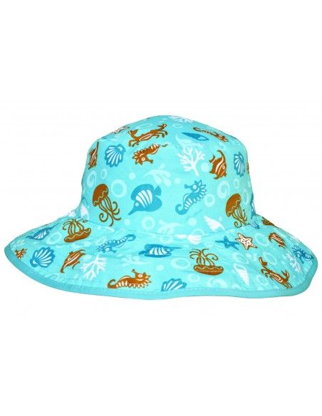 Sombrero reversible con protección solar BANZ Aqua Sea