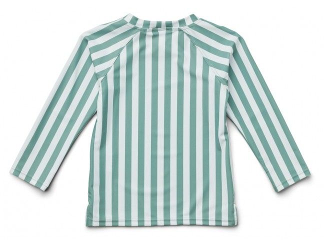 Camiseta de baño Rayas mint con Protección Solar Liewood
