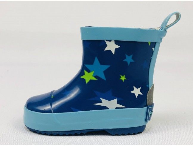Botas caña baja Playshoes Estrellas azul