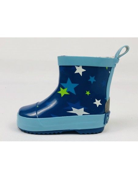 Botas caña baja Playshoes Estrellas azul