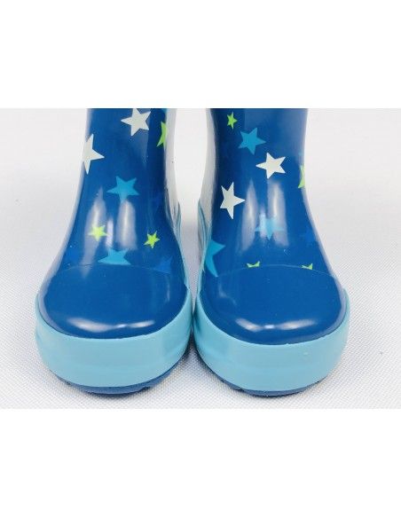 Botas caña baja Playshoes Estrellas azul