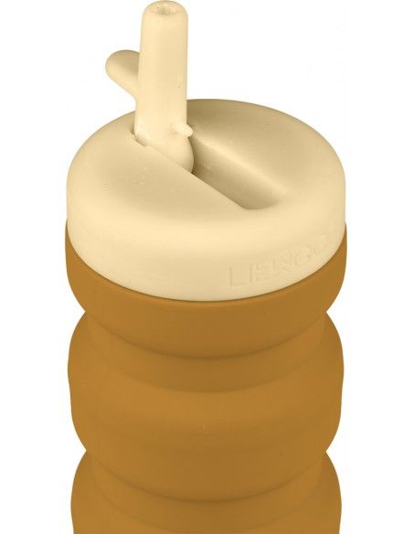 Botella de silicona plegable Wilson Golden caramel/safari mix Liewood