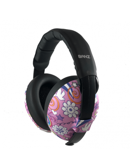 Auriculares cancelación de ruido para bebés BABY BANZ Peace and Love (0-2 años)
