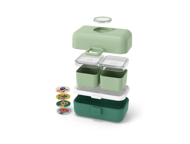 Caja Merienda MONBENTO Green Forest