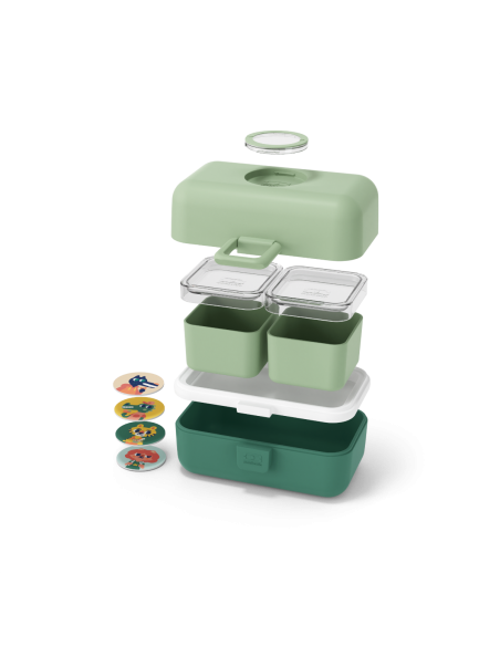 Caja Merienda MONBENTO Green Forest
