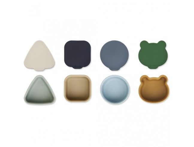 Set 4 Tupper silicona Toto (Liewood)