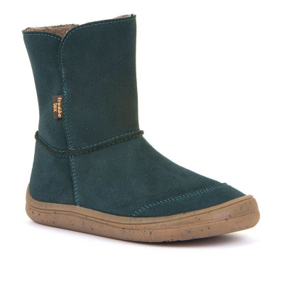 Botín membrana impermeable Barefoot Froddo TEX SUEDE G3160170-5 Petrolium (Talla 31-35)