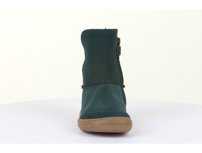 Botín membrana impermeable Barefoot Froddo TEX SUEDE G3160170-5 Petrolium (Talla 31-35)
