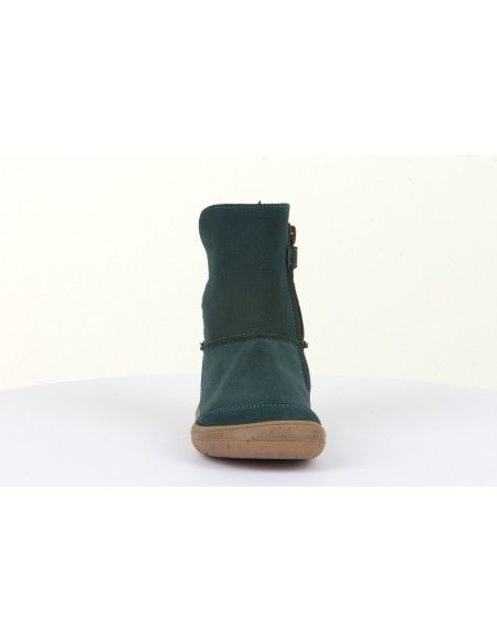 Botín membrana impermeable Barefoot Froddo TEX SUEDE G3160170-5 Petrolium (Talla 31-35)