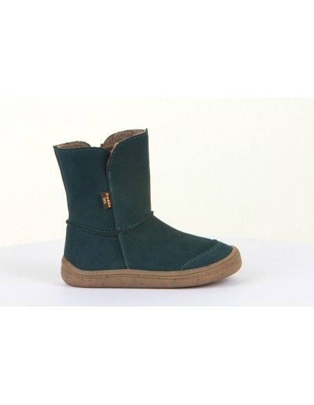 Botín membrana impermeable Barefoot Froddo TEX SUEDE G3160170-5 Petrolium (Talla 31-35)