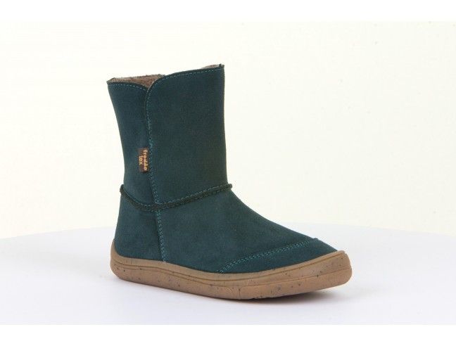 Botín membrana impermeable Barefoot Froddo TEX SUEDE G3160170-5 Petrolium (Talla 31-35)