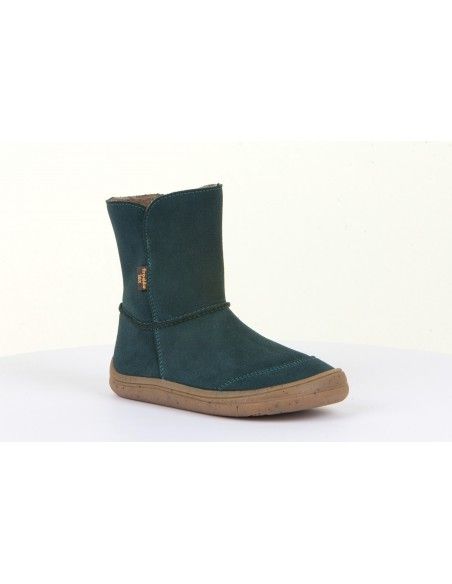 Botín membrana impermeable Barefoot Froddo TEX SUEDE G3160170-5 Petrolium (Talla 31-35)