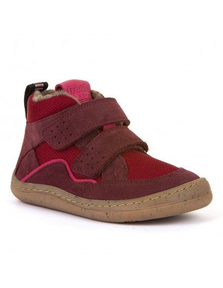 Botín Barefoot Froddo WINTER WOOL G3110203-5A  Burdeos + (Talla 31-35)