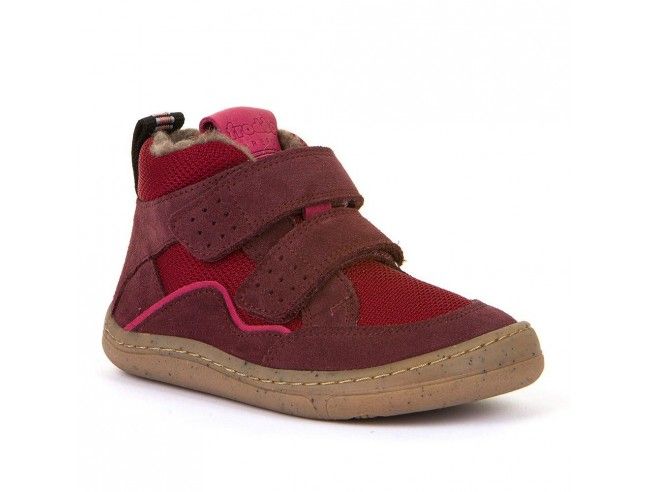 Botín Barefoot Froddo WINTER WOOL G3110203-5  Burdeos + (Talla 21-24)