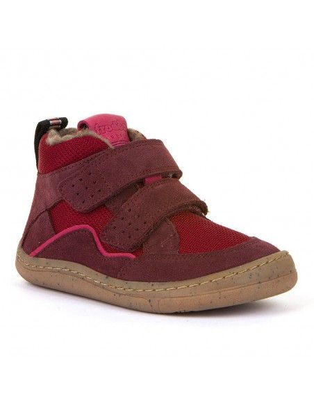 Botín Barefoot Froddo WINTER WOOL G3110203-5  Burdeos + (Talla 21-24)