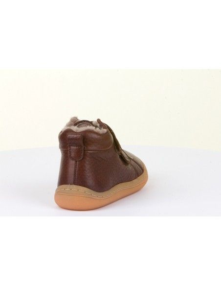 Botín Barefoot Froddo HIGH TOPS Forrado G3110201-11KA Brown (talla 31-35)