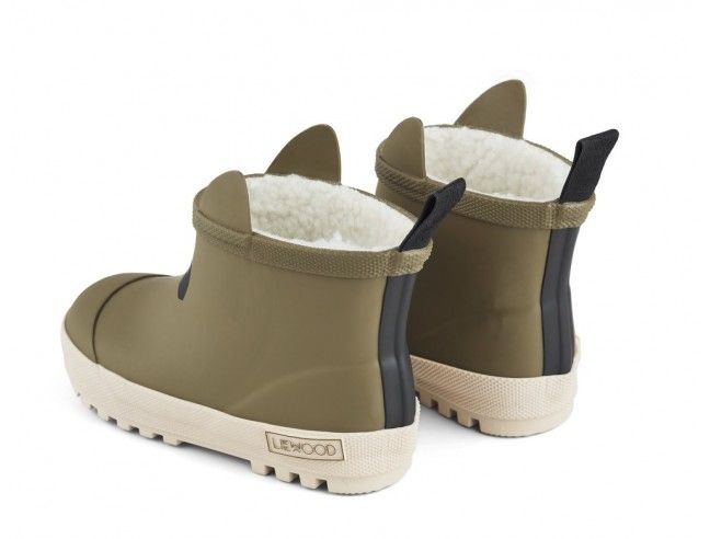 Bota caña baja forrada Liewood (Kaki)
