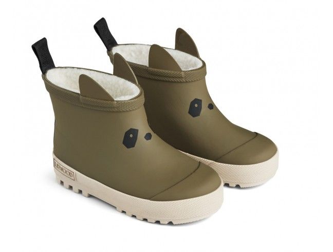 Bota caña baja forrada Liewood (Kaki)
