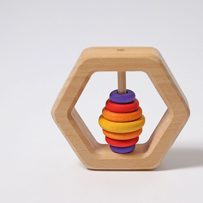 08140 Sonajero Rattle Hexogonal