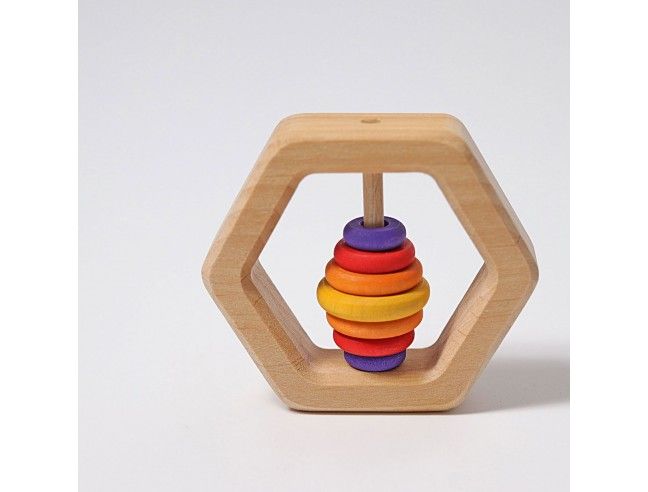 08140 Sonajero Rattle Hexogonal
