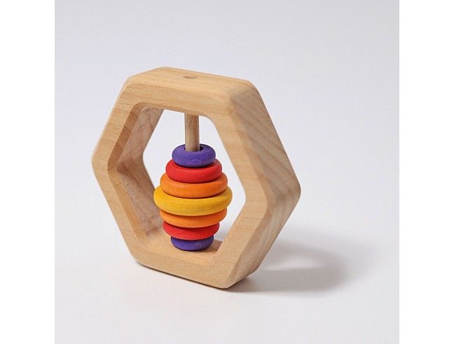08140 Sonajero Rattle Hexogonal