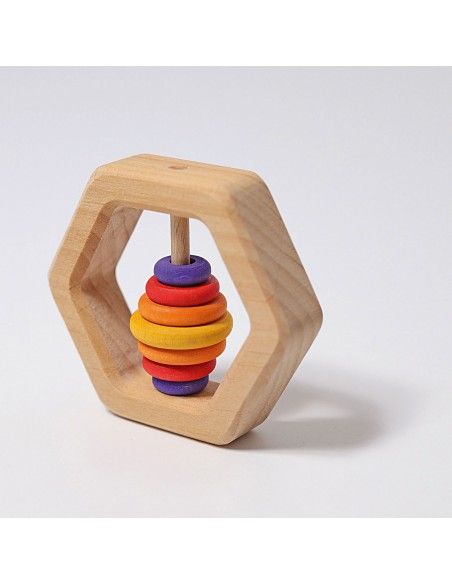 08140 Sonajero Rattle Hexogonal