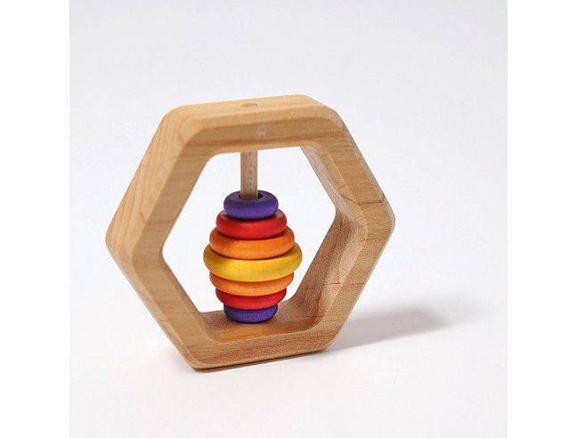 08140 Sonajero Rattle Hexogonal