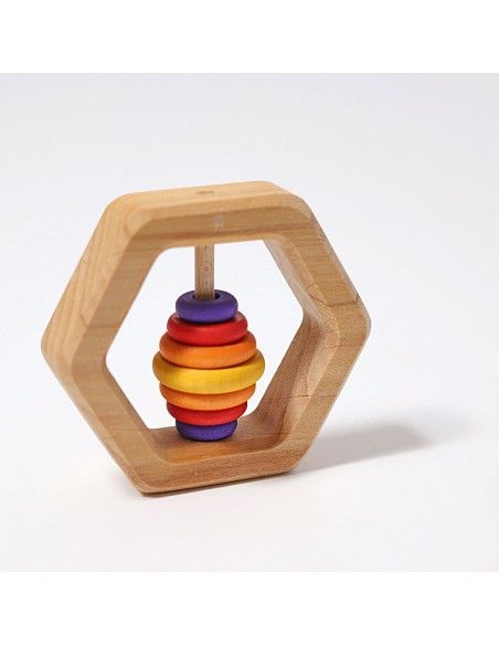 08140 Sonajero Rattle Hexogonal