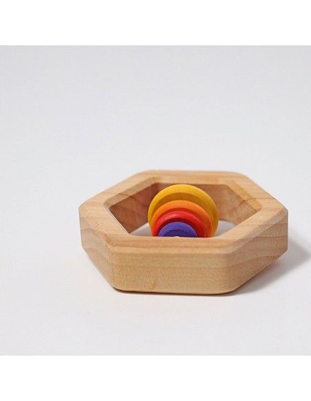 08140 Sonajero Rattle Hexogonal