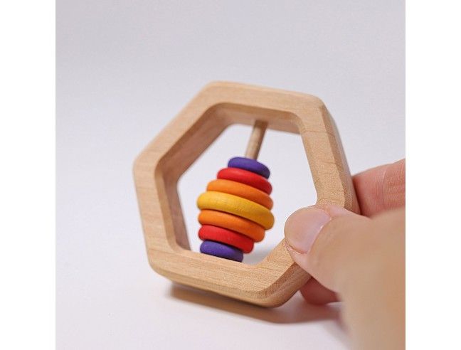 08140 Sonajero Rattle Hexogonal
